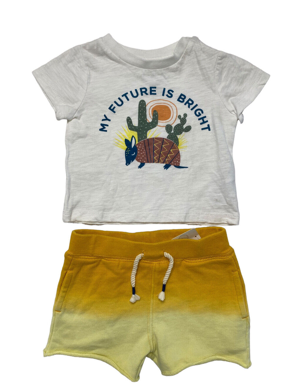 PEEK *New* "My Future Is Bright" Short Sleeve Set Cactus Desert Size 3-6 Months